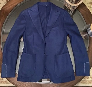 Paul Stuart Phineas Cole Size Medium Slim Fit Sport Coat Jacket Made n Italy New - Picture 1 of 11