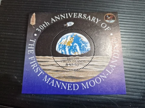 BRITISH VIRGIN ISLANDS 1999 SG MS1025 30TH ANNIV OF 1ST MANNED LANDING MNH Cover