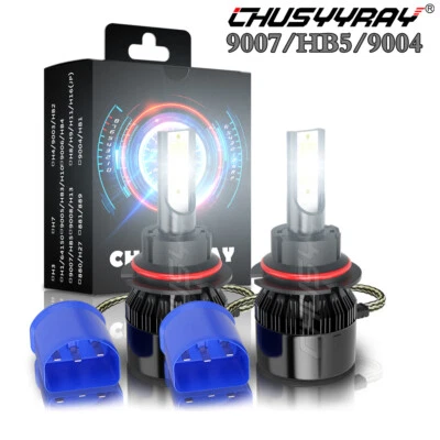 2 PIEZAS Bombillos LED Focos Para Auto Carro 9007 Luz De Coche Faros Faro Delanteros Foto 1 de 4