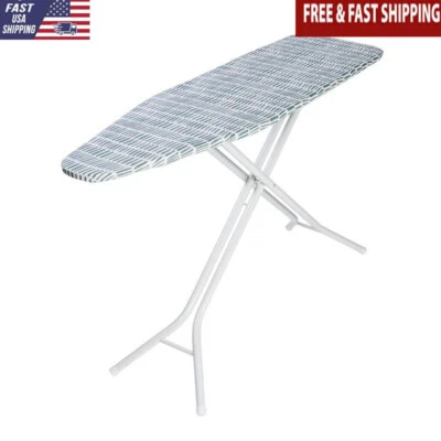4-Leg Ironing Board Portable Adjustable W/ Pad Cover Sturdy Compact Storage New - Image 1 of 4