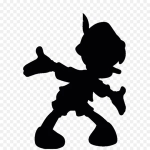 Vinyl Decal for Window - Pinnochio Silhouette (Disney) - Picture 1 of 3