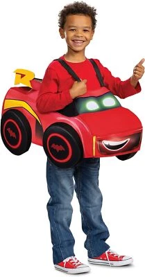 Redbird 3D автомобиля DC Batwheels Бэтмен карнавальный костюм вверх Хэллоуин детский костюм - Изображение 1 из 2