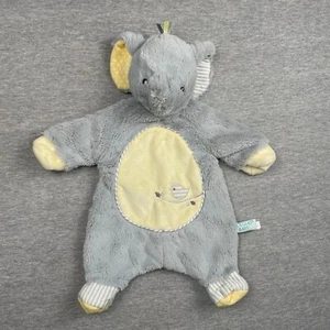 Douglas Baby Gray Yellow Elephant Birdie Soft Plush Lovey Security Blanket - Picture 1 of 10