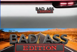 Pegatina 3D emblema coche culo malo - calcomanía metálica para capó/parachoques - SUV/camión - Imagen 1 de 6