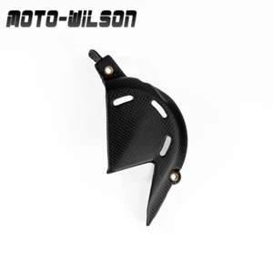 For Ducati Panigale V4 100% Carbon Fiber Engine Chain Sprocket Cover Matte - Picture 1 of 8