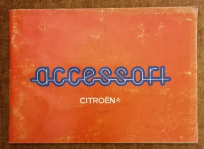 CITROEN ACCESSORI -- 1982 1986 circa -- 2cv LNA Visa CX GSA BX ed. italiana RARO - Immagine 1 di 4