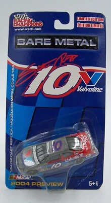 2004 PREVIEW Racing Champions BARE METAL 1:64 Scott Riggs #10 Valvoline Pontiac - Image 1 of 4