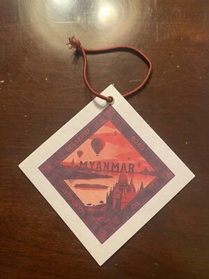 Etiqueta de equipaje vintage Belmond Myanmar Foto 1 de 2