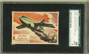 1954 Topps Scoop #139 Air Speed Record Set 1953 SGC NM/MT 8 Scoops High Nbr - Picture 1 of 2