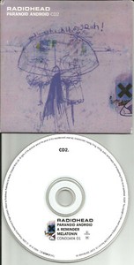 RADIOHEAD Paranoid Android 3TRX w/ 2 UNRELEASED CARD SLEEVE Europe CD single