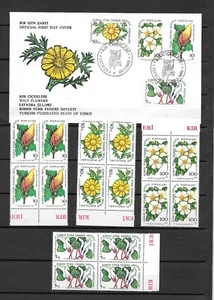 Cyprus Turkish 1982 Wild Flowers SG 109/16 FDC & Block of 4 MNH ** - Picture 1 of 2