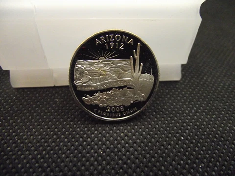 2008-S Arizona Proof 90% Silver Quarter Cover