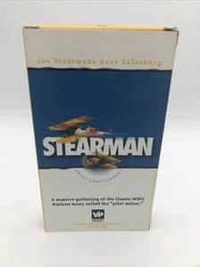 100 Stearmans over Galesburg VHS Tape WWII Biplane Aviation Collectable 1995 - Picture 1 of 4