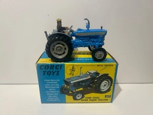 Corgi Toys 67 Ford 5000 Tractor, Boxed, Original, Rare, Vintage. - Picture 1 of 14
