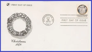 USA3 #1768 U/A LECTORES DIGEST FDC Navidad Virgen y Niño - Imagen 1 de 1