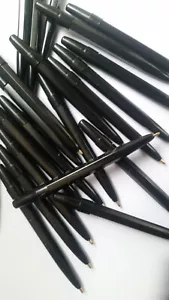 Small Black Ink Mini Pens Plastic Biro Toolbox Writing Marking DIY - Picture 1 of 3