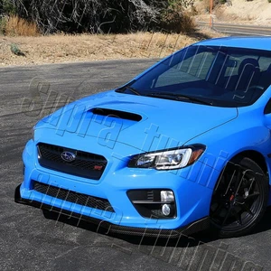 For 2015-21 Subaru WRX STi CS-Style 100% Real Carbon Fiber Front Bumper Body Lip - Picture 1 of 5