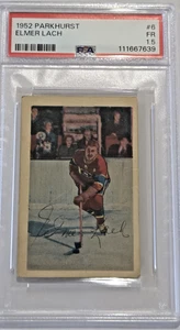 1952 Parkhurst Elmer Lach #6 Psa 1.5 Fair - Bild 1 von 2