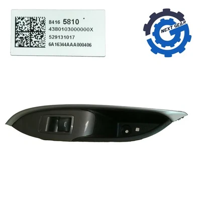 Nuevo interruptor y bisel de ventana trasera derecha GM 2016-22 para Chevy Malibu 84165810 Foto 1 de 4