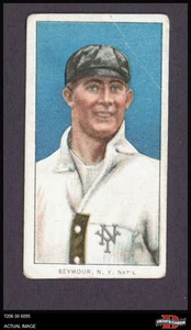 1909 T206 Cy Seymour Portrait Giants VARIATION 2 - GOOD - Picture 1 of 3