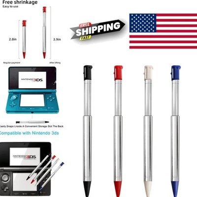 Multi Color Stylus Pen Set for Nintendo 3DS 4in1 Metal Touch Stylus Replacement - Image 1 of 4