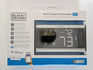 Black & Decker Wi-Fi Smart Thermostat Pro ~7 Day Programmable~ #CT7901A - Picture 1 of 5