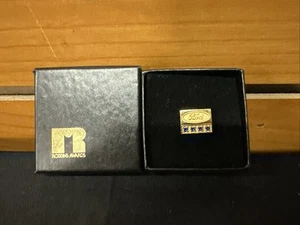 Ford Motor Company 20 Year Employee Service Award Lapel Pin In Box 10KT G.F. - Picture 1 of 3