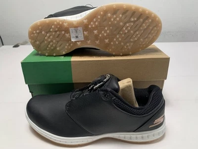 Zapatos de golf impermeables Skechers Go Golf Elite 3-Twist negros para mujer talla 9,5 (123012) Foto 1 de 4