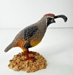 Estatuilla de codorniz de colección American Legacy Southwest Wildlife Collection Gambels 3" - Imagen 1 de 10