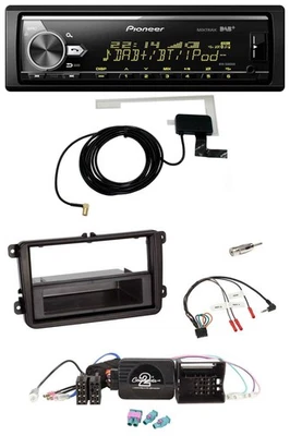 Pioneer Bluetooth DAB USB Lenkrad Autoradio für VW Amarok Beetle EOS Caddy Golf - Bild 1 von 4