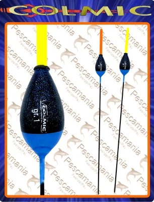 Galleggiante colmic "GRECALE PIOMBATO" 1,0-4,0gr. portastalight filo interno - Imagen 1 de 4