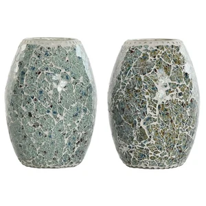 Lámpara de mesa Home ESPRIT Verde Azul cielo 25 W 220 V [2 Unidades] - Imagen 1 de 4