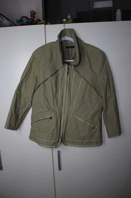 Elie Tahari blazer jacket womens 12 green khaki long sleeve zip - Image 1 of 4