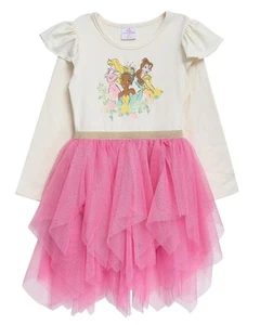 Disney Princess Tutu Dress for Girls – Glittery Layered Tutu Party Outfit - Picture 1 of 9
