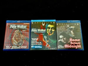 3 Pete Walker Collection Redemption Horror Blu-ray Lot! 10 Films! NEW *RARE OOP* - Imagen 1 de 8