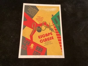 TWILIGHT ZONE ROD SERLING EDITION GOLD FOIL SIGNATURE E6 #53/150 KARTE - Bild 1 von 2