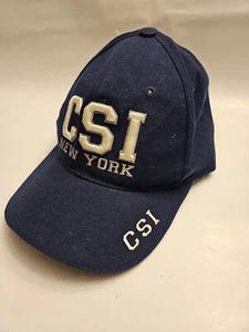 CSI crime scene Hat Cap Black Embroidered Adjustable - Picture 1 of 5