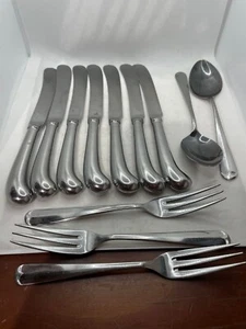 Lot of 12 VTG Reed & Barton Rebacraft Olde Lexington Stainless Flatware JAPAN - Picture 1 of 5