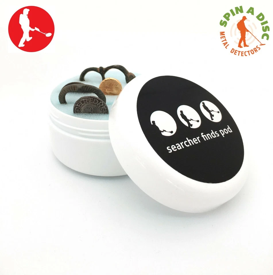 Searcher metal detecting Finds Pod