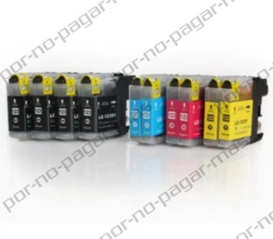 CARTUCHOS DE TINTA COMPATIBLE NO-OEM BROTHER LC121 LC123 - Imagen 1 de 10