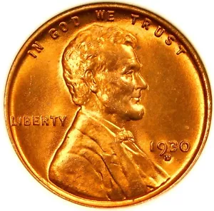 💥☄️🔥🔥🔥🤩NGC MS66 RD 1930 D LINCOLN CENT - Picture 1 of 3