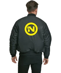 One Nation - New Circle  Logo - MA 1 Jacket Embroidered - Picture 1 of 2