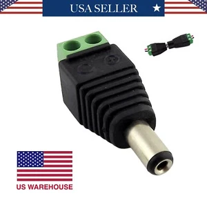 X10 DC Power Cable12V 5A 5.5x2.1mm Male Female 18AWG Pure Copper CCTV LED Router - Picture 1 of 8