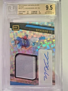 2019 PANINI UNPARALLELED T.J. HOCKENSON /25 RPA AUTO 10 card GEM MINT 9.5 - Picture 1 of 2