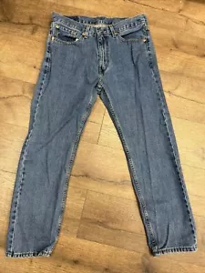 Vintage Levi's 505 normale gerade Beinjeans Herren 33 x 28,5 (33x30 Etikett) blau Denim - Bild 1 von 17