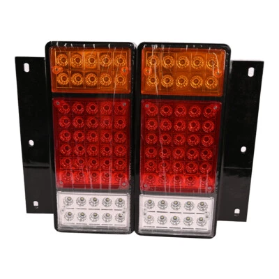 FIT GMC W Isuzu Elf Truck NPR NQR NRR NKR NHR 84- L+R 12V 50 LED Rear Tail Light - Image 1 of 4