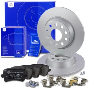 ATE BREMSSCHEIBEN +BELÄGE HINTEN FÜR AUDI Q3 8U SEAT ALHAMBRA 71 VW PASSAT B6 B7 - Bild 1 von 11