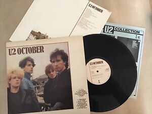 U2 OCTOBER VINYL RECORD LP 1981 L-37670