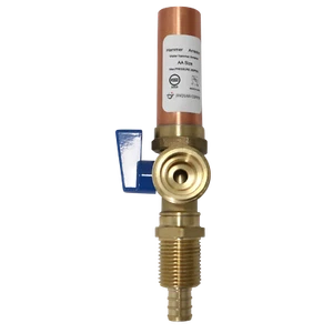 Válvula de retención de martillos de agua XFITTING 10 piezas, 1/2" Pex x 3/4" MHT, azul - Imagen 1 de 4