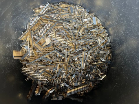 1 lb SCRAP GOLD PLATED HEADER PINS FOR GOLD RECOVERY Cover